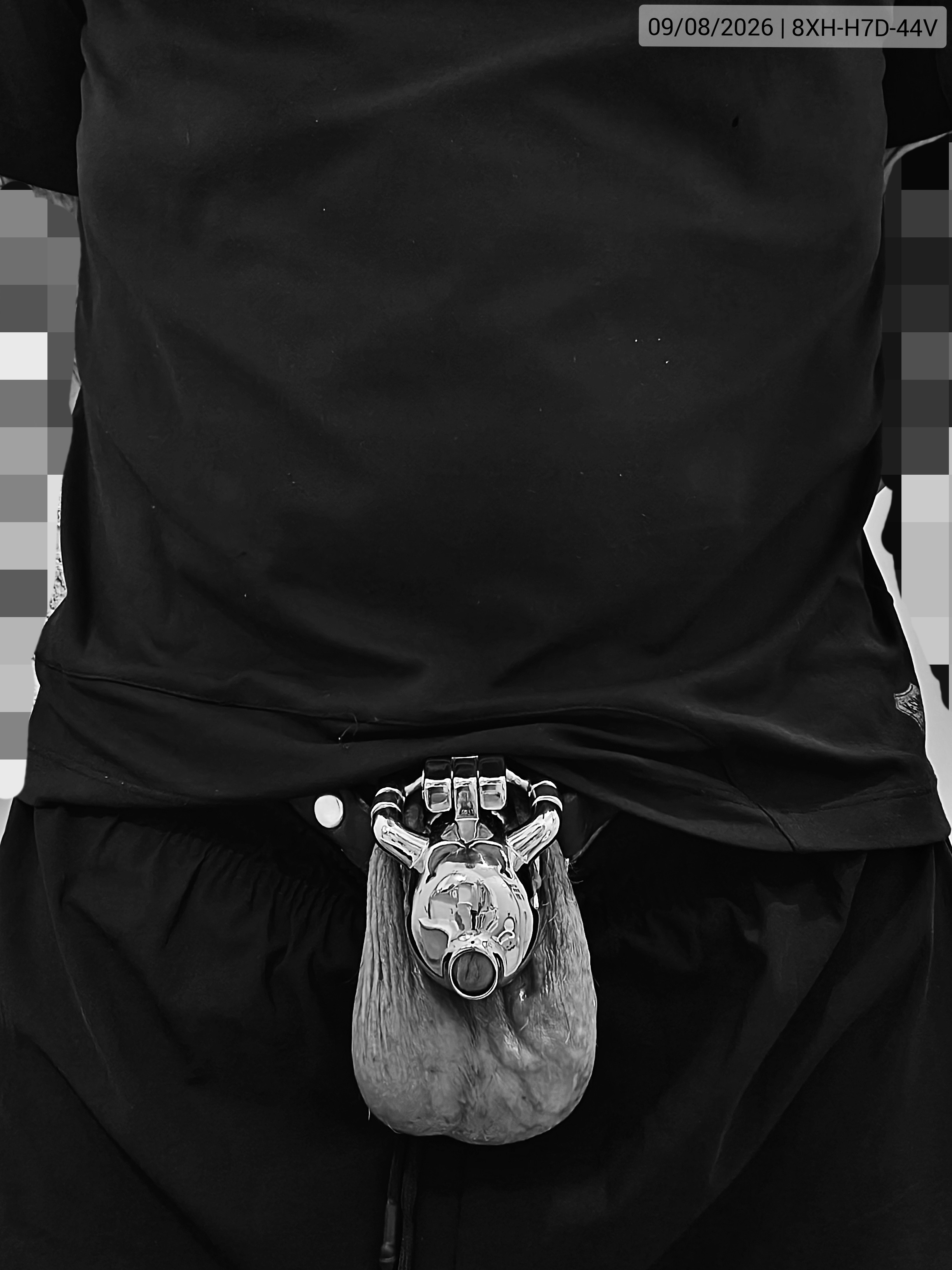 09-08-2026 | Period 29 | Day 97/222 | Cage 5 | Year 213 | Owned 172 | It’s cold here, so I couldn't get naked to celebrate my owner's victory, he reclaimed his spot as a Top Unlocked! Congrats, Major!✌️🎉♾️⛓️🛐👊🖤🔒
